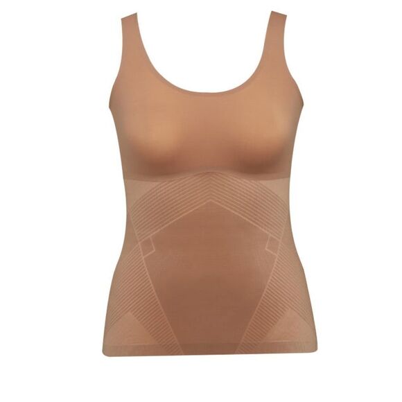 Spanx NWT Thinstincts 2.0 shapewear tank women’s XL in cafe au late - Picture 2 of 9